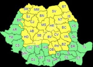 Read more about the article DÂMBOVIȚA, 21 IULIE 2021: AVERTIZARE COD GALBEN DE VIJELII ȘI GRINDINĂ!