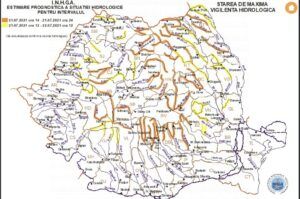 Read more about the article AVERTIZARE HIDROLOGICĂ PENTRU MAI MULTE RÂURI DIN ȚARĂ! VEZI DETALII!