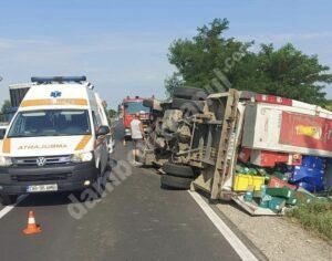 Read more about the article Accident rutier pe DN 7, comuna Dragodana, satul Cuparu! O persoană a fost rănită!