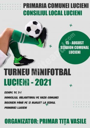 Read more about the article Sărbătoare fotbalistică la Lucieni! Primarul comunei va organiza la jumătatea lunii august un turneu de minifotbal