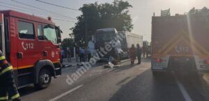 Read more about the article Accident rutier pe DN 72, la ieșirea din Dărmănești! Traficul este blocat!