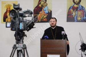 Read more about the article Pr. dr. Ionuț Ghibanu a prezentat programul Sărbătorii Sfântului Nifon în cadrul unei conferințe de presă