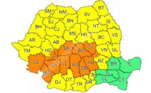 Read more about the article AVERTIZARE METEO: COD PORTOCALIU DE PLOI ABUNDENTE, ÎN JUDEȚUL DÂMBOVIȚA!