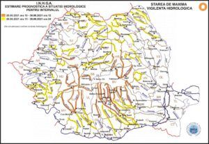 Read more about the article Avertizări hidrologice pentru râurile Dâmbovița, Ialomița și Argeș! Vezi detalii!