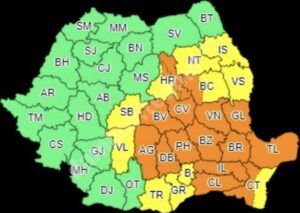 Read more about the article COD PORTOCALIU DE VREME INSTABILĂ ÎN NORDUL JUDEȚULUI DÂMBOVIȚA! SUNT AȘTEPTATE PLOI ȘI VIJELII!