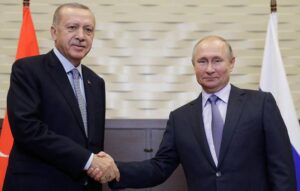Read more about the article Vladimir Putin s-a întâlnit cu liderul turc, Recep Erdogan, la Soci