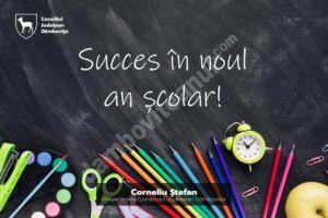 Read more about the article Mesajul președintelui CJD, Corneliu Ștefan, la început de an școlar: Urez mult succes, sănătate și rezultate cât mai bune elevilor, părinților si in mod special cadrelor didactice!