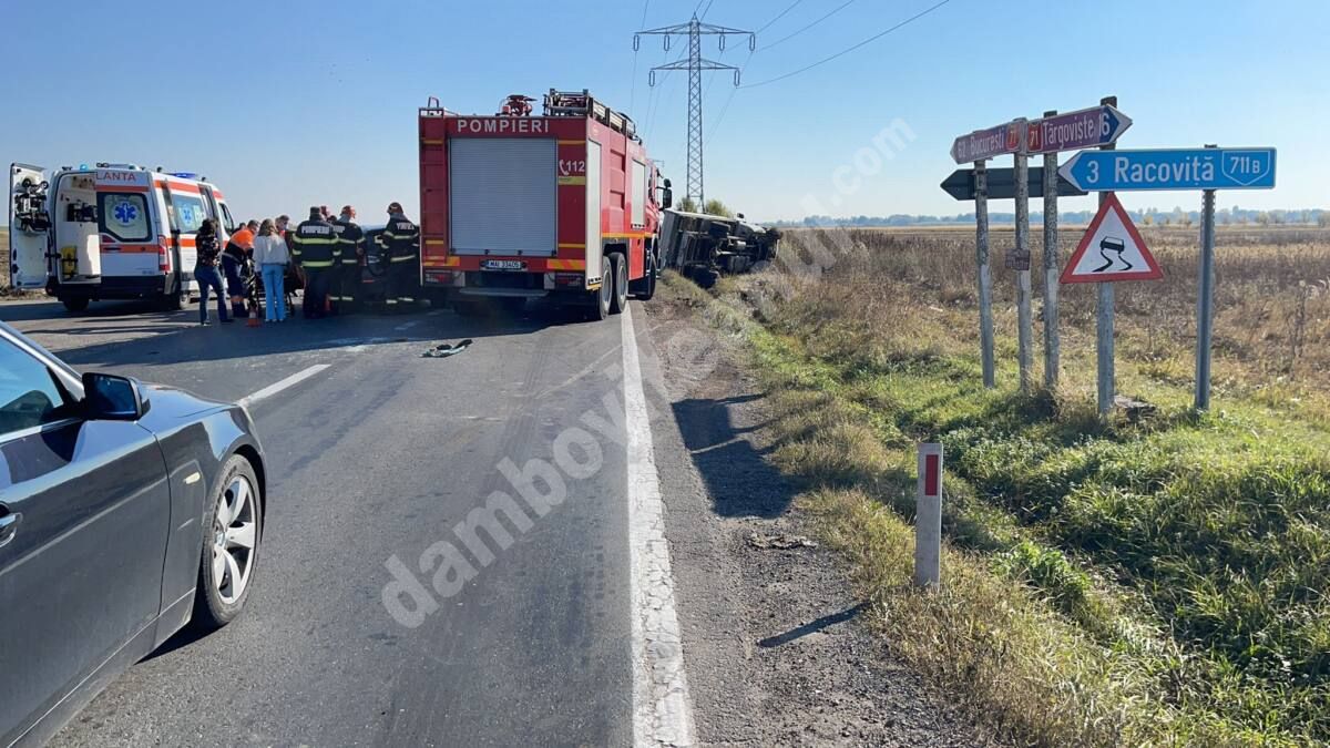 You are currently viewing Accidente rutiere pe DN 71, în comunele Ulmi si Ilfoveni! Circulația se desfășoară cu dificultate!