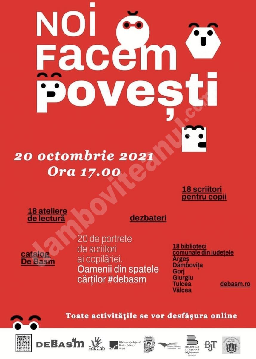 You are currently viewing „NOI FACEM POVEȘTI” – Proiect literar la Biblioteca Județeană I. H. Rădulescu