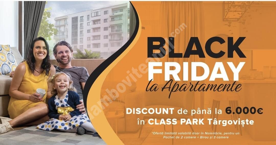 You are currently viewing Black Friday în imobiliare: un dezvoltator imobiliar din Târgoviște anunță reduceri excepționale la Apartamente