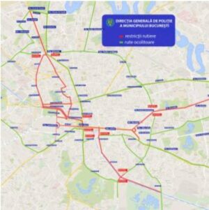 Read more about the article Restricţii de circulaţie în Capitală, în weekend, cu prilejul Maratonului Internaţional Bucureşti