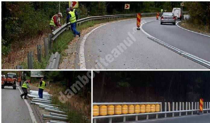 You are currently viewing Sistem de protecție cu rulouri, montat de CNAIR, pe DN72 Ploiești – Târgoviște, pentru reducerea accidentelor rutiere