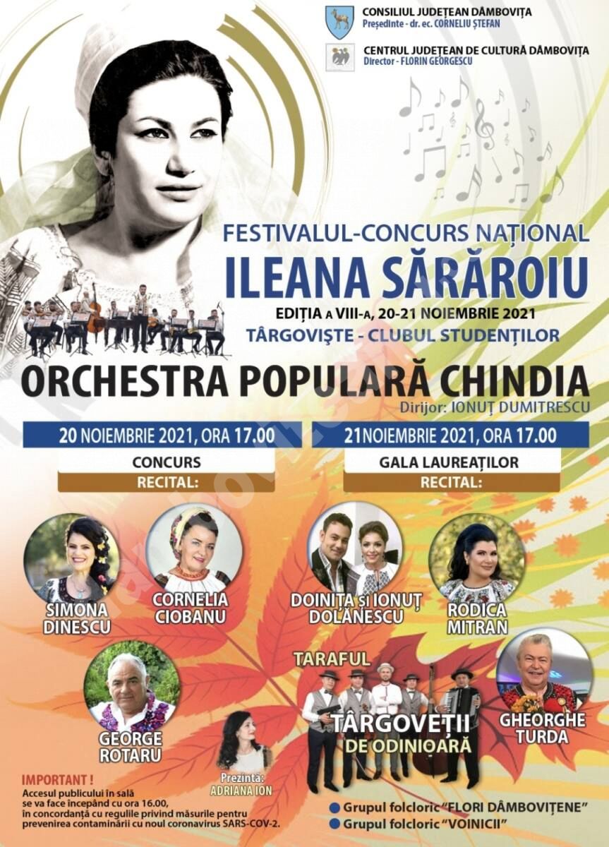 You are currently viewing Tinere talente, dar și artiști consacrați, pe scena Festivalului Concurs Național ’’Ileana Sărăroiu’’