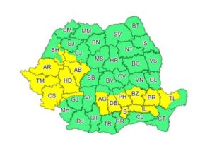 Read more about the article Cod galben de ninsori și polei, până marți