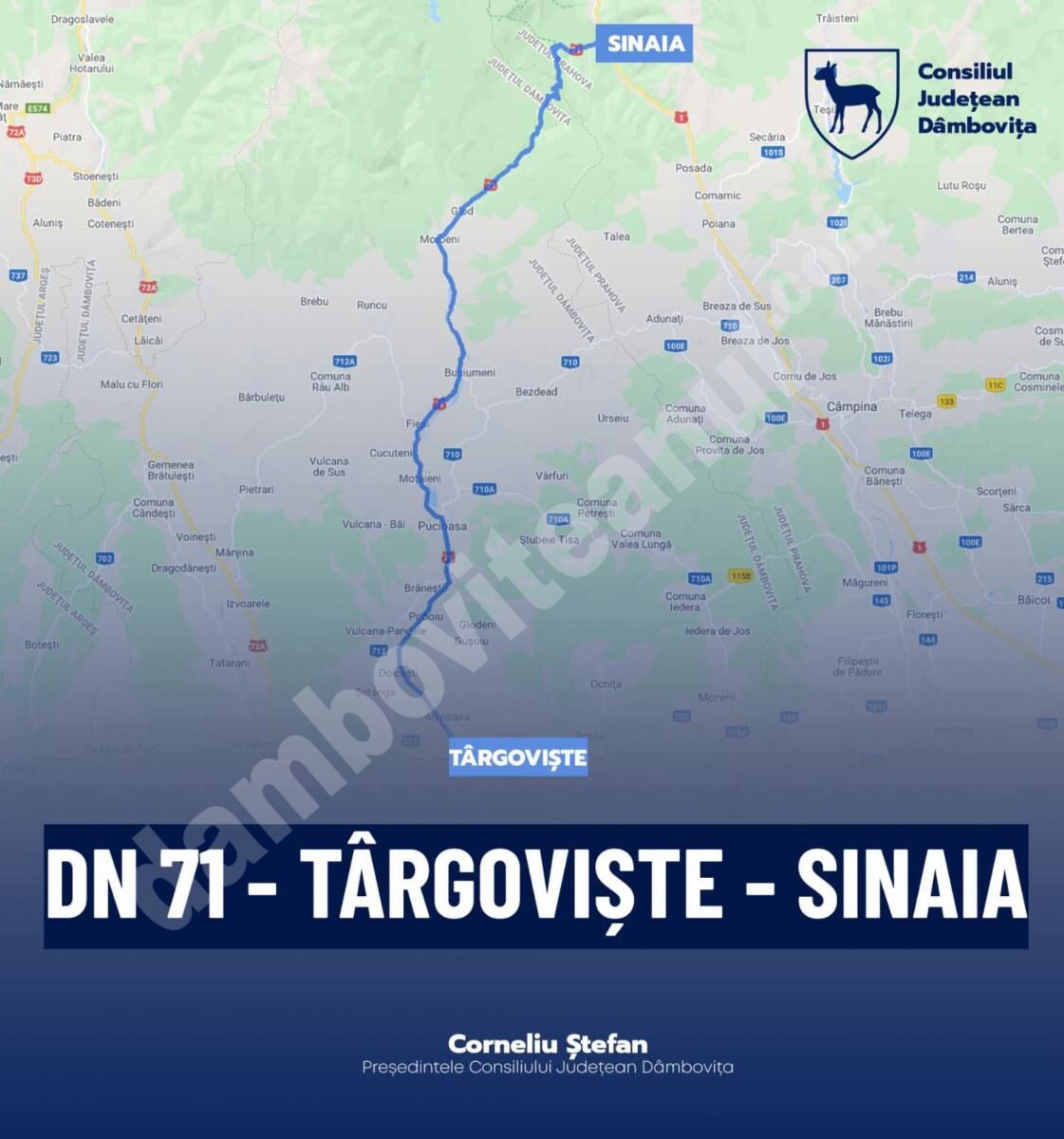 You are currently viewing Proiectul Bâldana – Târgoviște – Sinaia a intrat în linie dreaptă