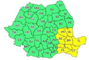 Read more about the article ATENȚIONARE METEOROLOGICĂ COD GALBEN DE VÂNT PUTERNIC ȘI NINSORI VISCOLITE