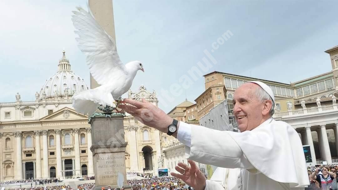 You are currently viewing Papa Francisc: Dumnezeu nu este de partea celor care pornesc războaie. Să tacă armele!