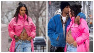 Read more about the article Rihanna așteaptă primul ei copil cu rapperul A$AP Rocky