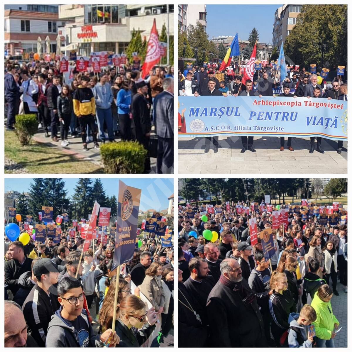 You are currently viewing Târgoviște: Peste 1.500 de tineri creștin-ortodocși au participat la Marșul pentru viață