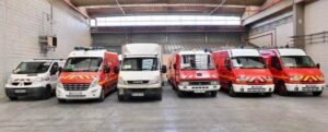Read more about the article Două convoaie de vehicule de intervenţie, cu echipament medical, vin din Franţa pentru refugiații ucraineni din Suceava