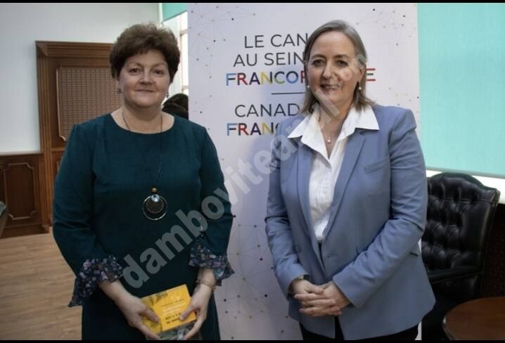 You are currently viewing VIZITA EXCELENȚEI SALE, ANNICK GOULET, AMABASADORUL CANADEI ÎN ROMÂNIA,  LA UNIVERSITATEA „VALAHIA” DIN TÂRGOVIȘTE