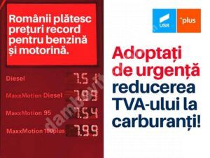 Read more about the article Apel al deputatului Daniel Blaga, în contextul creșterii accentuate a prețurilor la carburanți: Scrie-le parlamentarilor din județul tău și cere-le să susțină proiectul USR de reducere a TVA-ului la carburanți!