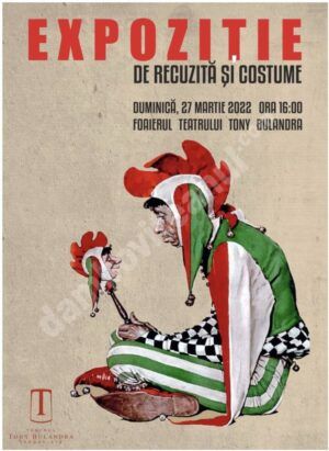 Read more about the article Expoziție inedită, organizată de Teatrul Tony Bulandra, de Ziua Internațională a Teatrului