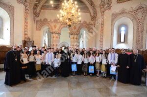 Read more about the article MITROPOLITUL NIFON A PREMIAT, LA MÂNĂSTIREA STELEA DIN TÂRGOVIȘTE, PARTICIPANȚII LA ETAPA EPARHIALĂ A CONCURSULUI NAȚIONAL CATEHETIC „RUGĂCIUNEA ÎN VIAȚA MEA”