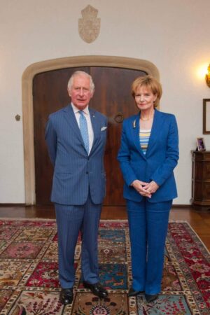 Read more about the article Majestatea Sa Margareta a primit pe Principele de Wales