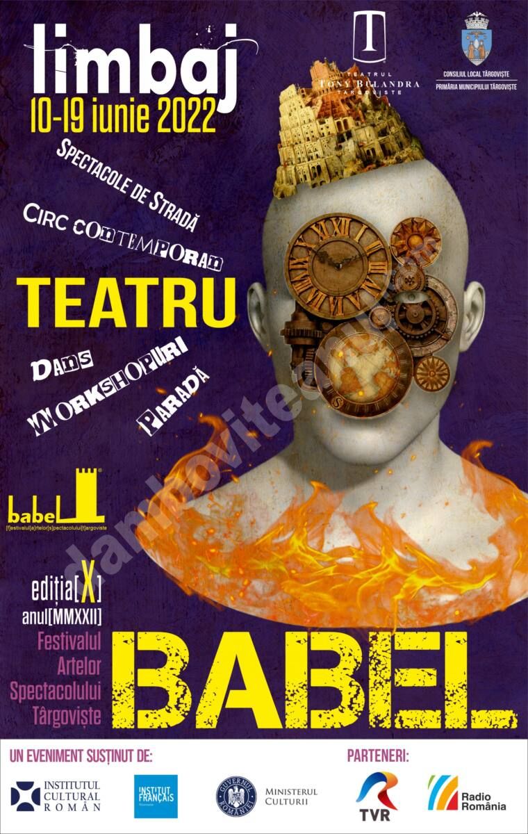 You are currently viewing Astăzi debutează, la Târgoviște, a X-a ediție a Festivalului Babel. Vezi programul primei zile
