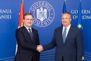 Read more about the article Ciucă l-a primit pe ministrul afacerilor externe al Republicii Serbia, Nikola Selaković