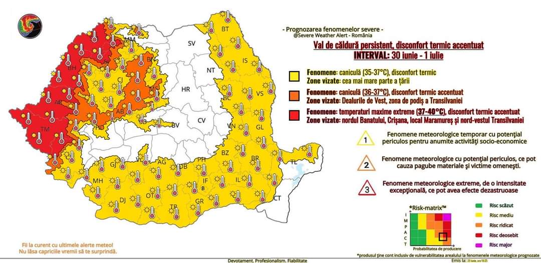 You are currently viewing Atenție! Cod roșu de caniculă!