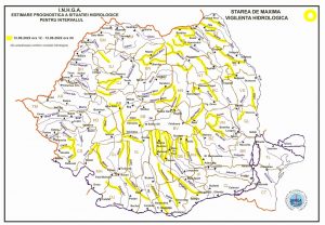 Read more about the article Avertizări hidrologice pentru râurile din bazinele hidrografice Argeș și Ialomița
