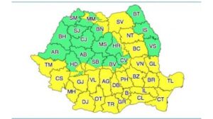 Read more about the article Dâmbovița,  sub Cod galben de furtuni până luni dimineaţă