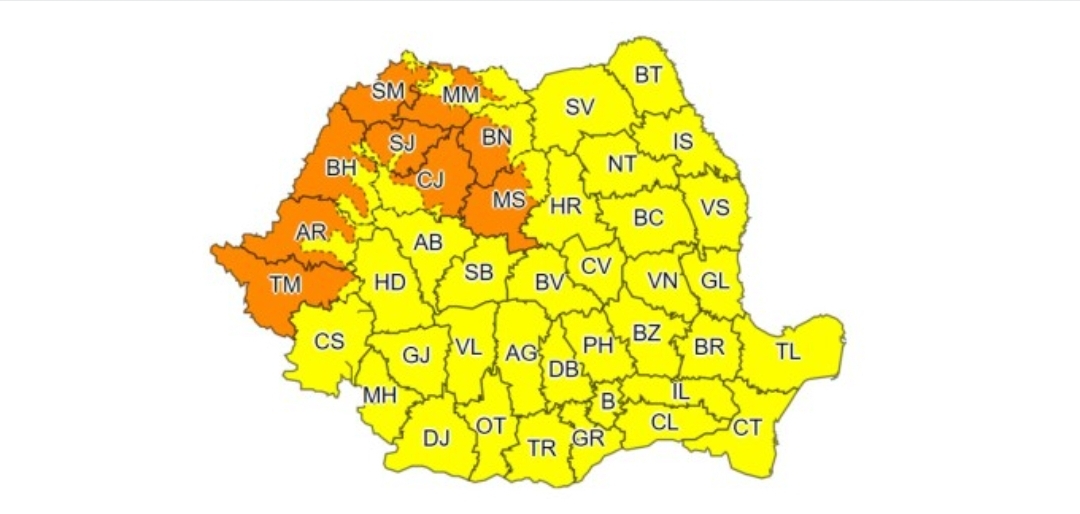 You are currently viewing Cod portocaliu de caniculă până vineri, în nouă județe din țară