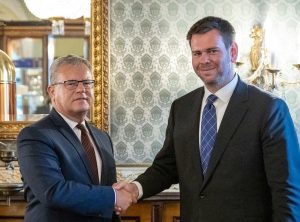 Read more about the article Întâlnire a secretarului de stat Ionuț Săvoiu, cu omologul său din Ministerul Industriei și Tehnologiei din Ungaria