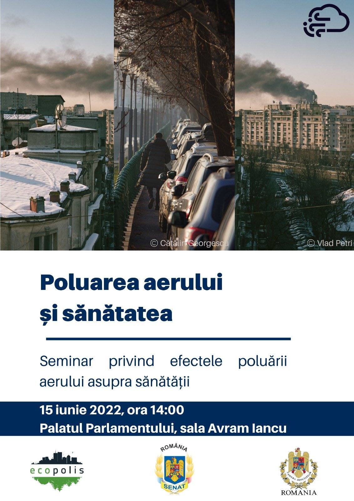 You are currently viewing Invitație la Seminarul “Poluarea aerului și sănătatea”, făcută de senatorul Dragoș Popescu