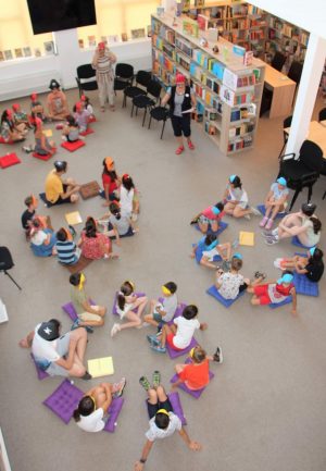 Read more about the article A treia grupă de copii a încheiat, astăzi, vacanța la bibliotecă