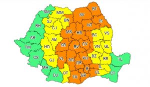 Read more about the article O nouă avertizare meteorologică COD PORTOCALIU, în județul Dâmbovița