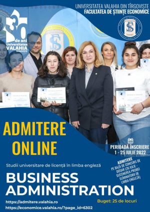 Read more about the article Facultatea de Științe Economice a Universității „Valahia” din Târgoviște își așteaptă viitorii studenți