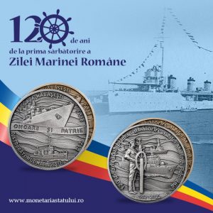 Read more about the article Medalie aniversară lansată de Ziua Marinei Române