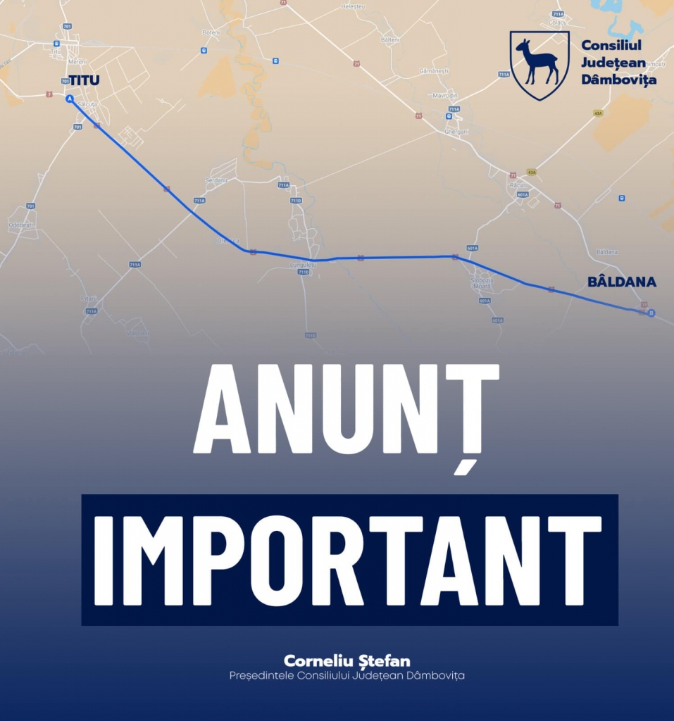 You are currently viewing Încep lucrările la DN7, sectorul Bâldana – Titu