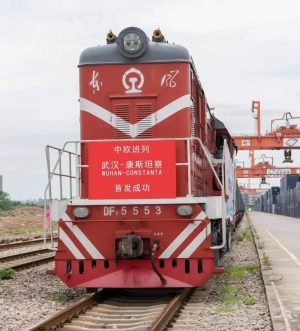 Read more about the article Primul tren, plin cu marfă, pe ruta China-România a plecat din Wuhan și va ajunge la Constanța
