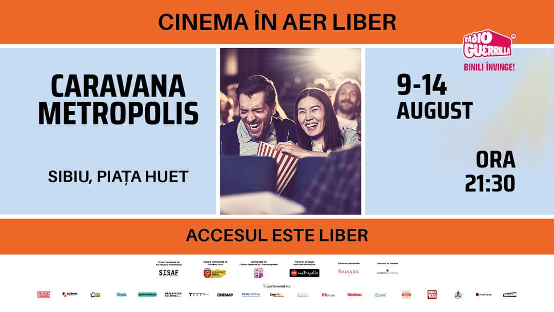 You are currently viewing Astăzi începe o nouă ediție a Caravanei Metropolis- cinema in aer liber, la Sibiu