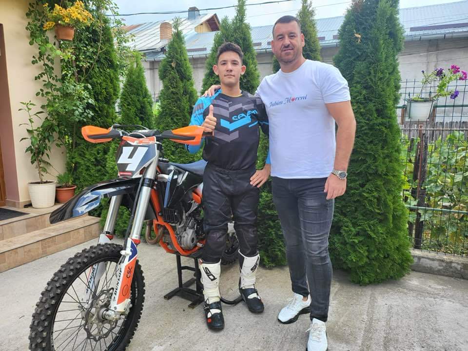 Sprijin pentru un tânăr motociclist din Moreni