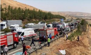 Read more about the article Accident cu 15 morți și zeci de răniți, după o coliziune între o ambulanță și un autobuz,  în Turcia