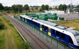 Read more about the article Germania a pus în circulație primele trenuri cu hidrogen