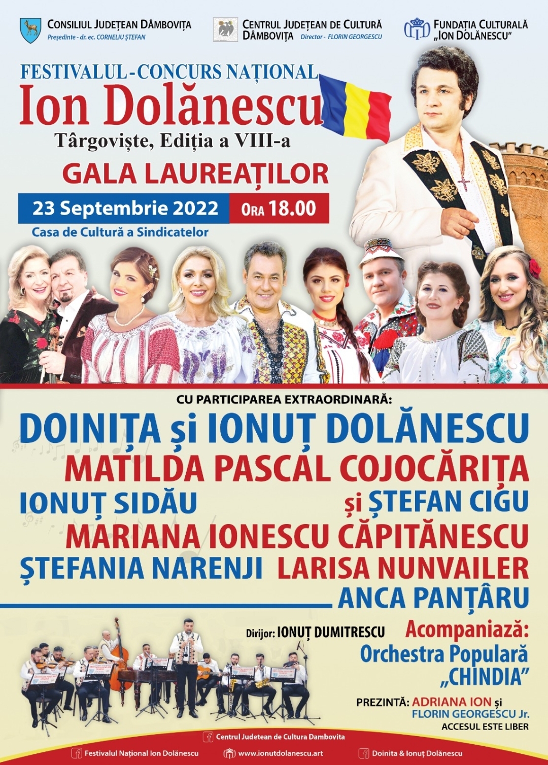 You are currently viewing Festivalul– Concurs Naţional „Ion Dolănescu” va avea loc la Casa de Cultură a Sindicatelor din Târgoviște