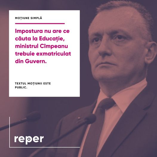 You are currently viewing Dragoș Popescu le cere sprijinul deputaților, pentru a-l demite pe Sorin Cîmpeanu, „pentru a da o șansă la normalitate educației din România”