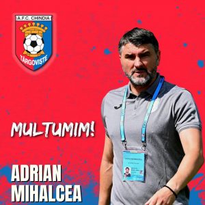 Read more about the article AFC Chindia Târgoviște a încheiat colaborarea cu antrenorul Adrian Mihalcea. Președintele CJD: „în scurt timp vom anunța staff-ul tehnic al clubului”
